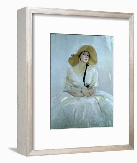 Raquel Meller, Tarazona, 1888 - 1962. Oil on canvas-Sorolla Joaquin-Framed Giclee Print
