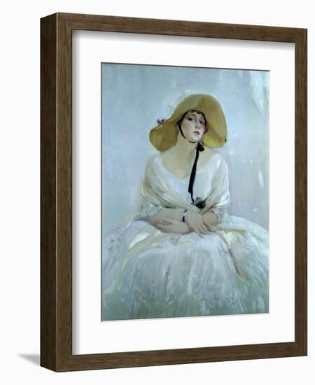 Raquel Meller, Tarazona, 1888 - 1962. Oil on canvas-Sorolla Joaquin-Framed Giclee Print