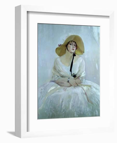Raquel Meller, Tarazona, 1888 - 1962. Oil on canvas-Sorolla Joaquin-Framed Giclee Print