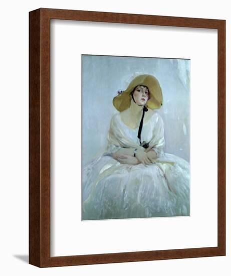 Raquel Meller, Tarazona, 1888 - 1962. Oil on canvas-Sorolla Joaquin-Framed Giclee Print