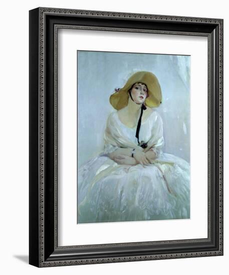 Raquel Meller, Tarazona, 1888 - 1962. Oil on canvas-Sorolla Joaquin-Framed Giclee Print