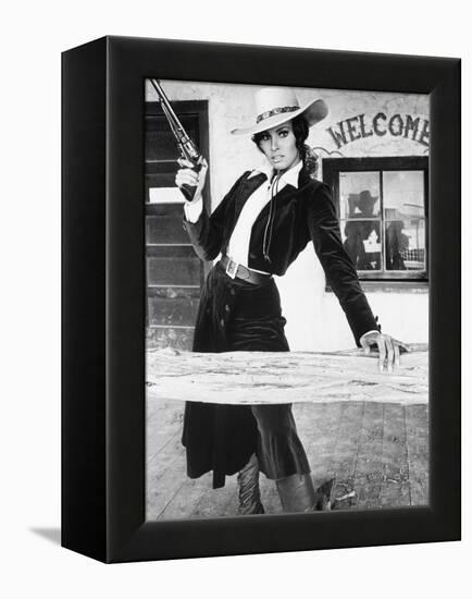 Raquel Welch. "Bandolero!" [1968], Directed by Andrew V. Mclaglen.-null-Framed Premier Image Canvas