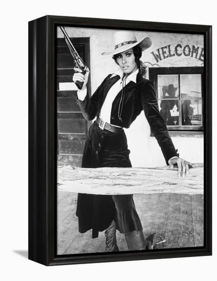 Raquel Welch. "Bandolero!" [1968], Directed by Andrew V. Mclaglen.-null-Framed Premier Image Canvas