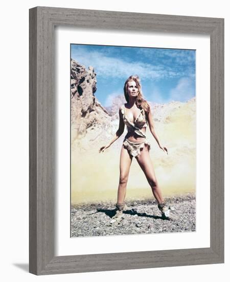 Raquel Welch. "One Million Years B. C." [1966], Directed by Don Chaffey.-null-Framed Photographic Print