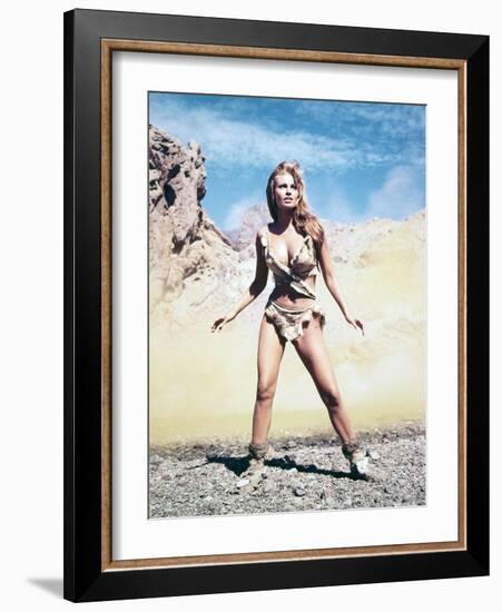 Raquel Welch. "One Million Years B. C." [1966], Directed by Don Chaffey.-null-Framed Photographic Print