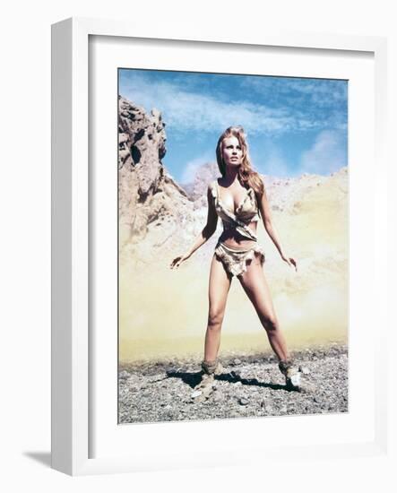 Raquel Welch. "One Million Years B. C." [1966], Directed by Don Chaffey.-null-Framed Photographic Print