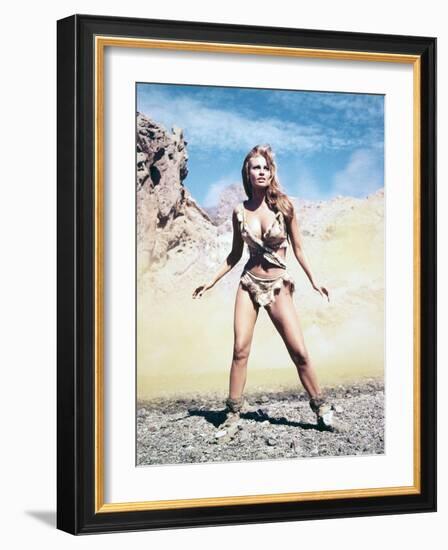 Raquel Welch. "One Million Years B. C." [1966], Directed by Don Chaffey.-null-Framed Photographic Print