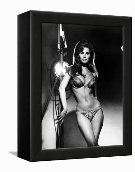 Raquel Welch, Portrait from the Film, Bedazzled, 1967-null-Framed Stretched Canvas