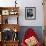 Rare Old, Clasp Bound Books in Library of a French Monastery-null-Framed Photographic Print displayed on a wall