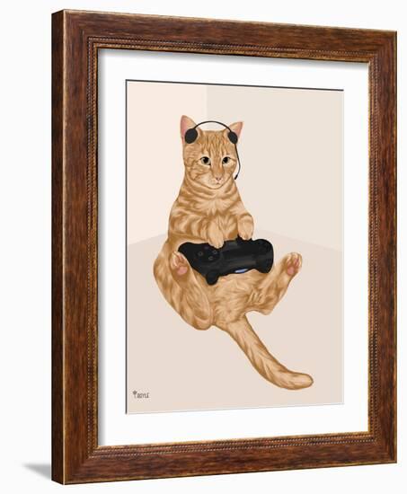 Rascal Cat IV-Tara Royle-Framed Art Print