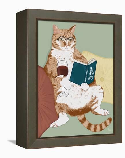 Rascal Cat IX-Tara Royle-Framed Stretched Canvas