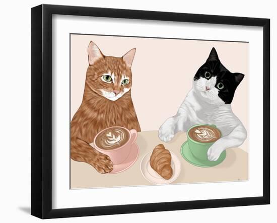 Rascal Cat VII-Tara Royle-Framed Art Print