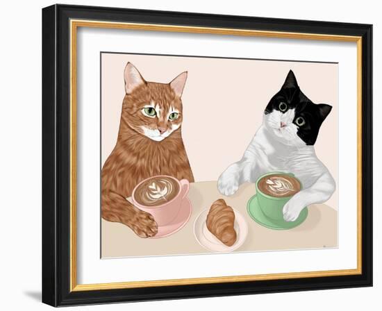 Rascal Cat VII-Tara Royle-Framed Art Print