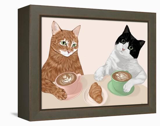 Rascal Cat VII-Tara Royle-Framed Stretched Canvas