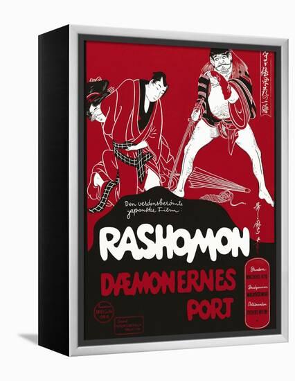 Rashomon, Japanese Movie Poster-null-Framed Premier Image Canvas