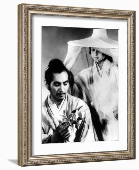 Rashomon, Masayuki Mori, Machiko Kyo, 1950-null-Framed Premium Photographic Print