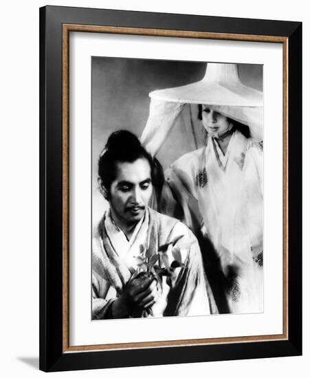 Rashomon, Masayuki Mori, Machiko Kyo, 1950-null-Framed Premium Photographic Print