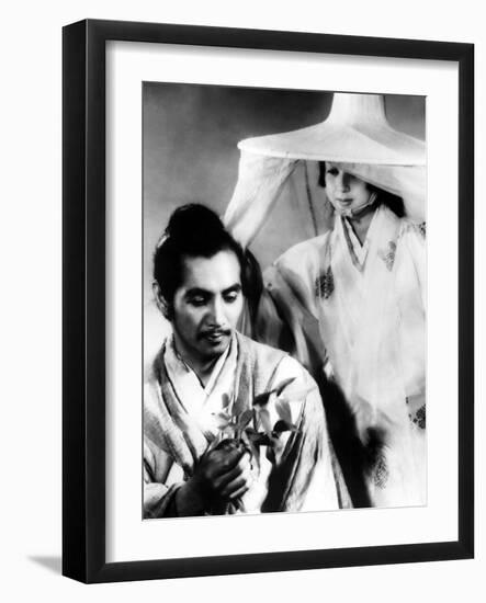 Rashomon, Masayuki Mori, Machiko Kyo, 1950-null-Framed Premium Photographic Print