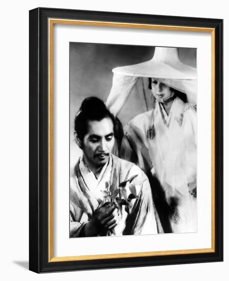 Rashomon, Masayuki Mori, Machiko Kyo, 1950-null-Framed Premium Photographic Print