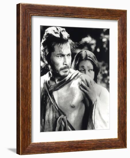 Rashomon, Toshiro Mifune, Machiko Kyo, 1950-null-Framed Photo