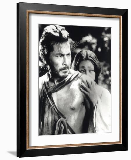 Rashomon, Toshiro Mifune, Machiko Kyo, 1950-null-Framed Photo