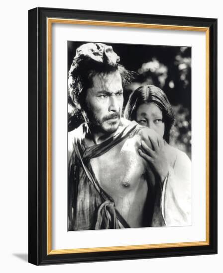 Rashomon, Toshiro Mifune, Machiko Kyo, 1950-null-Framed Photo