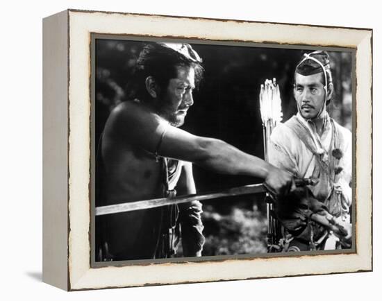 Rashomon, Toshiro Mifune, Masayuki Mori, 1950-null-Framed Stretched Canvas