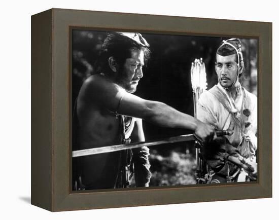 Rashomon, Toshiro Mifune, Masayuki Mori, 1950-null-Framed Stretched Canvas