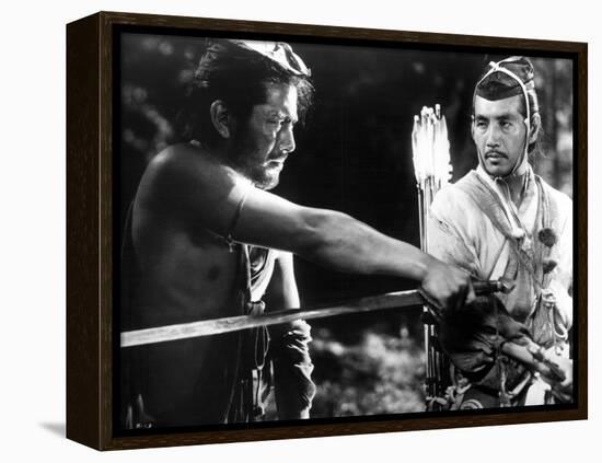 Rashomon, Toshiro Mifune, Masayuki Mori, 1950-null-Framed Stretched Canvas