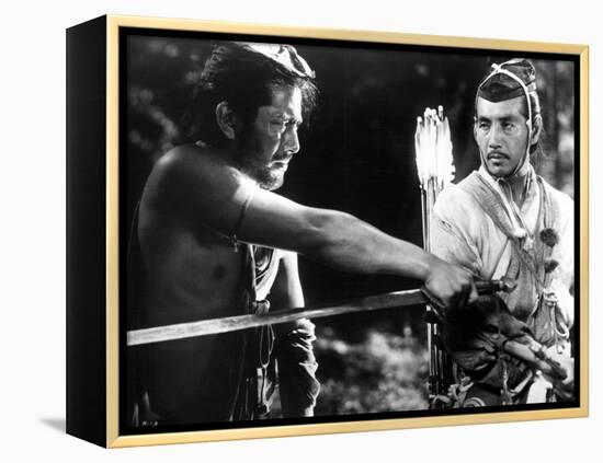 Rashomon, Toshiro Mifune, Masayuki Mori, 1950-null-Framed Stretched Canvas