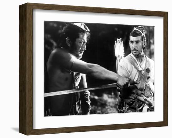 Rashomon, Toshiro Mifune, Masayuki Mori, 1950-null-Framed Photo