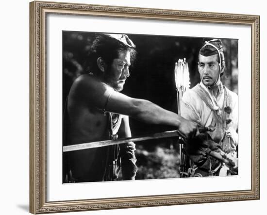 Rashomon, Toshiro Mifune, Masayuki Mori, 1950-null-Framed Photo