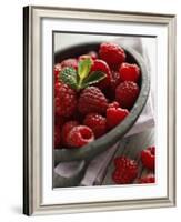 Raspberries in a Dish-Malgorzata Stepien-Framed Photographic Print