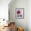 Raspberries in a Small Bowl-Franck Bichon-Framed Photographic Print displayed on a wall