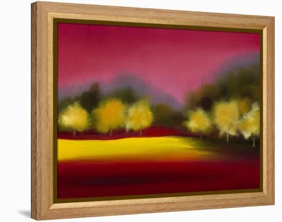 Raspberry Contemplation-Bonita Williams Goldberg-Framed Premier Image Canvas