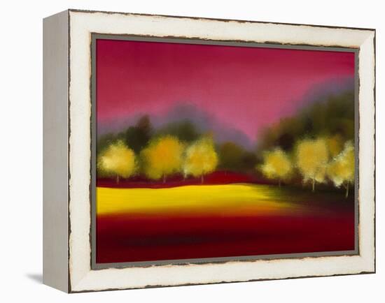 Raspberry Contemplation-Bonita Williams Goldberg-Framed Premier Image Canvas