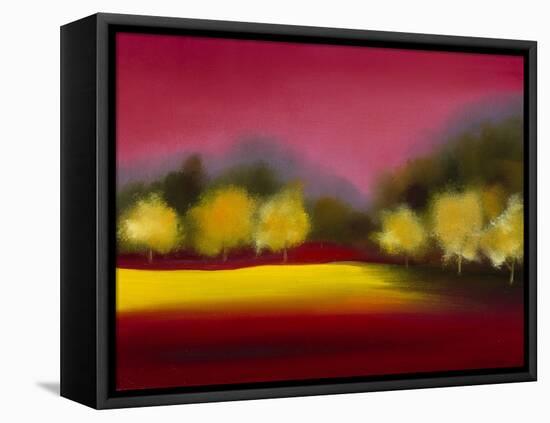 Raspberry Contemplation-Bonita Williams Goldberg-Framed Premier Image Canvas