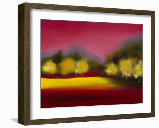 Raspberry Contemplation-Bonita Williams Goldberg-Framed Giclee Print