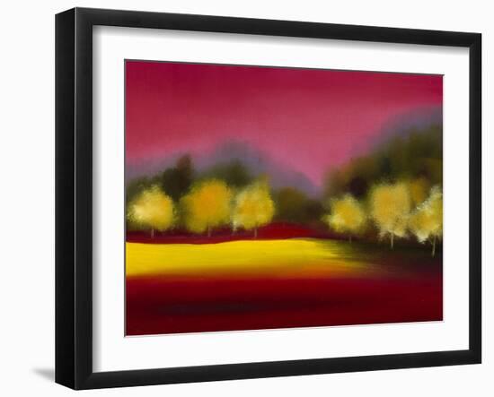 Raspberry Contemplation-Bonita Williams Goldberg-Framed Giclee Print