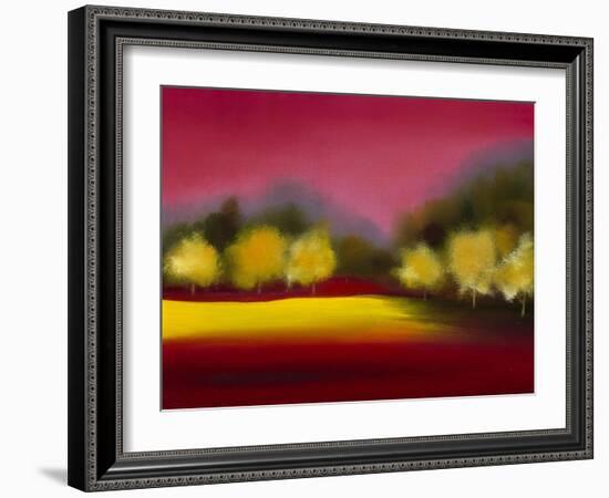 Raspberry Contemplation-Bonita Williams Goldberg-Framed Giclee Print