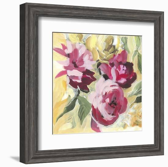 Raspberry Roses-Stacey Wolf-Framed Art Print