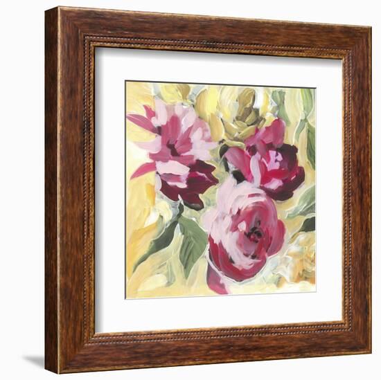 Raspberry Roses-Stacey Wolf-Framed Art Print