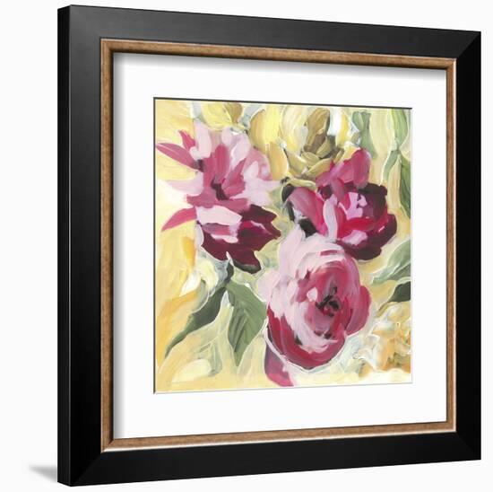 Raspberry Roses-Stacey Wolf-Framed Art Print