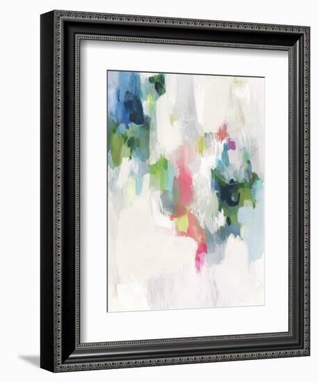 Raspberry & Teal II-Victoria Borges-Framed Premium Giclee Print