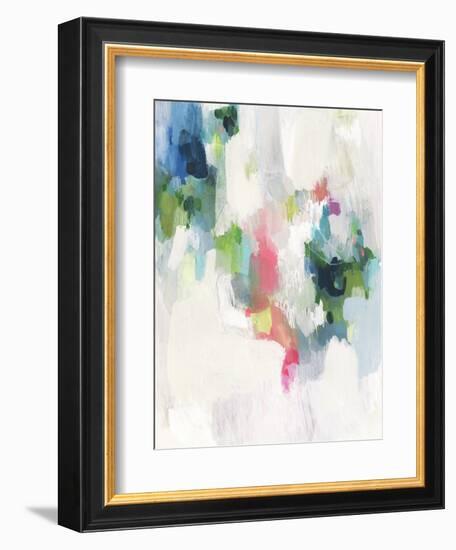 Raspberry & Teal II-Victoria Borges-Framed Premium Giclee Print