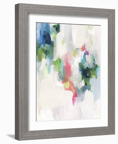 Raspberry & Teal II-Victoria Borges-Framed Art Print