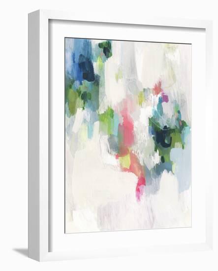 Raspberry & Teal II-Victoria Borges-Framed Art Print