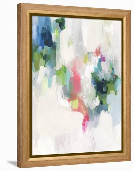 Raspberry & Teal II-Victoria Borges-Framed Stretched Canvas