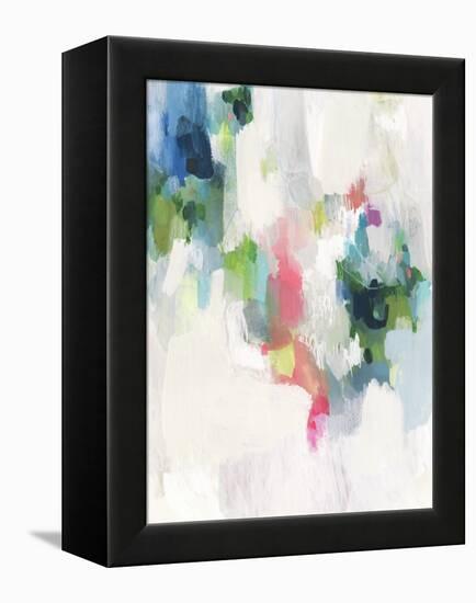 Raspberry & Teal II-Victoria Borges-Framed Stretched Canvas