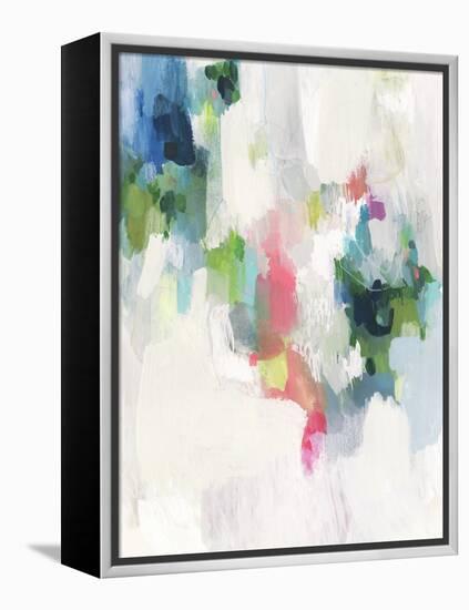 Raspberry & Teal II-Victoria Borges-Framed Stretched Canvas